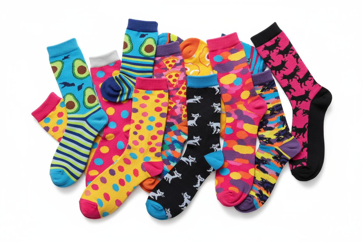 Funky sock collection