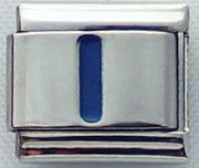 Italian Charms 9mm - Letters in Blue