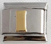 Italian Charms 9mm - Letters in Gold Plated