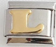 Italian Charms 9mm - Letters in Gold Plated